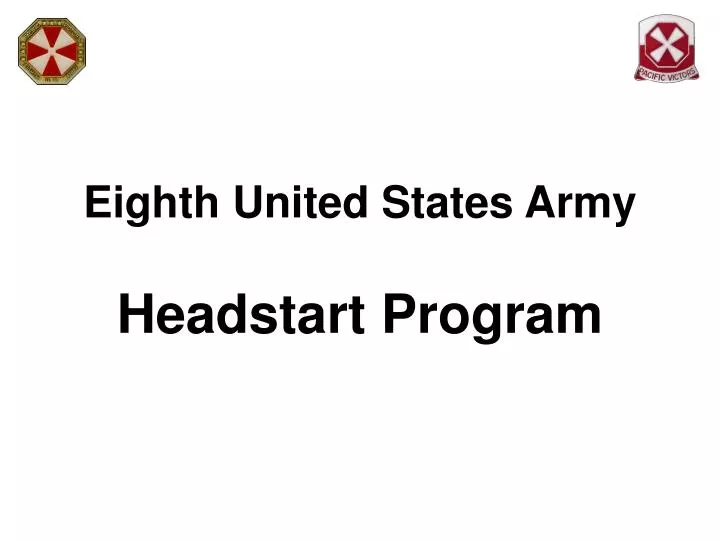 eighth united states army headstart program
