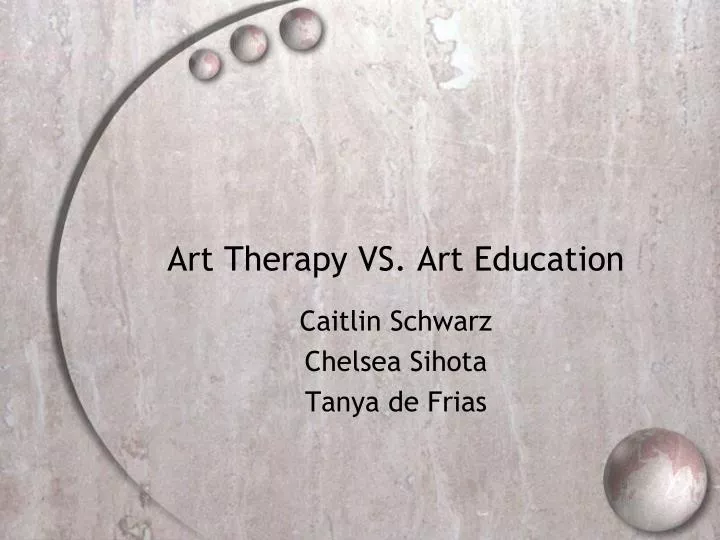 art therapy vs art education