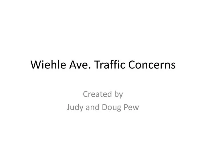 wiehle ave traffic concerns