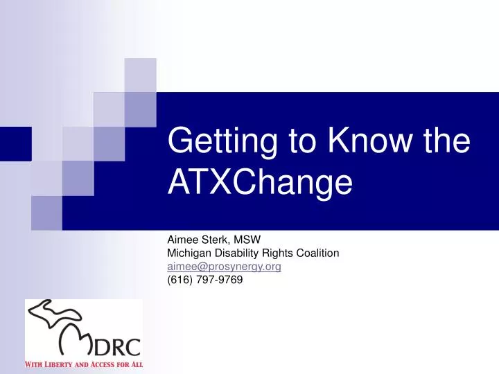 getting to know the atxchange
