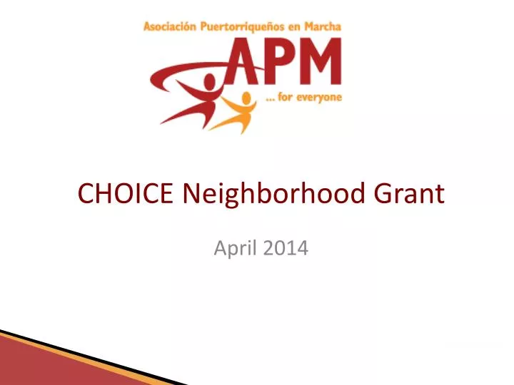 choice neighborhood grant