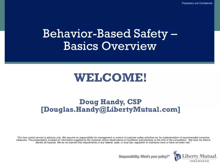 behavior based safety basics overview