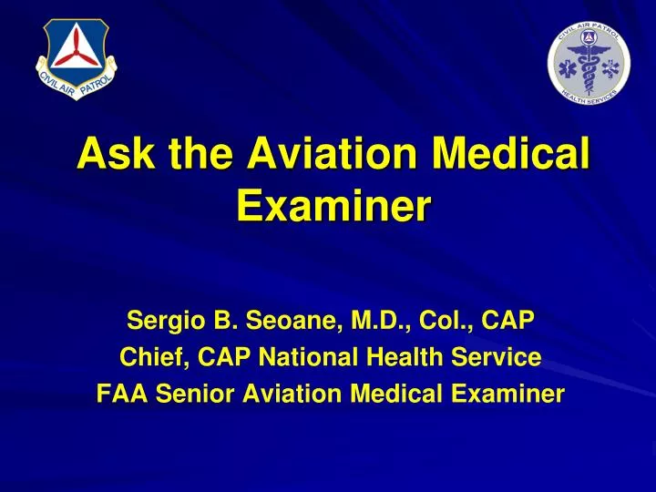ask the aviation medical examiner