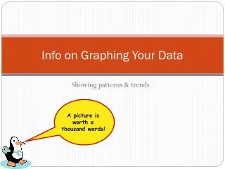 Info on Graphing Your Data