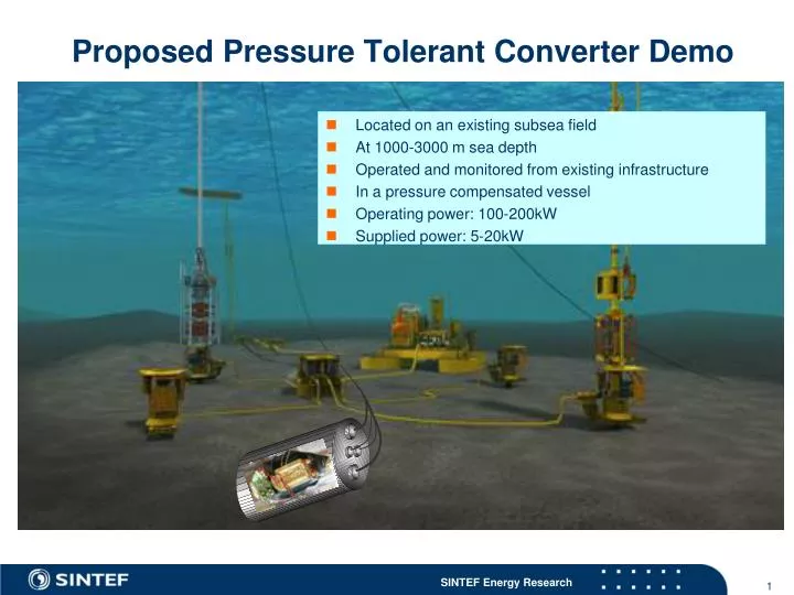 proposed pressure tolerant converter demo