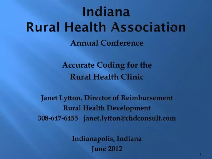 indiana rural health association