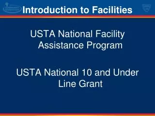 Introduction to Facilities