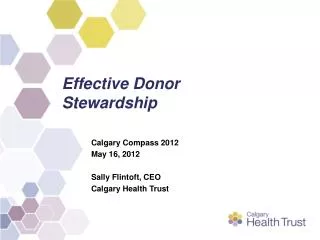 Effective Donor Stewardship