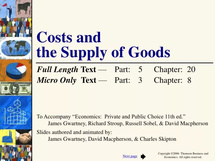 costs and the supply of goods