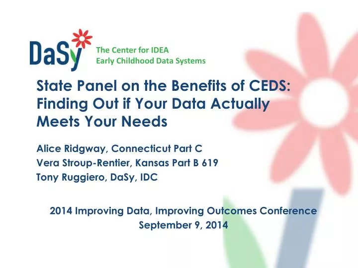 2014 improving data improving outcomes conference september 9 2014