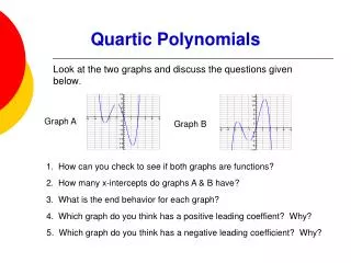 Quartic Polynomials