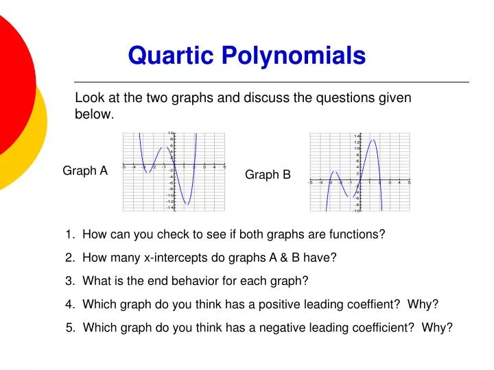 quartic polynomials