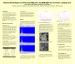 Elemental Analysis of Unburned Matches for Forensic Comparison Using SEM/EDS - slide 1