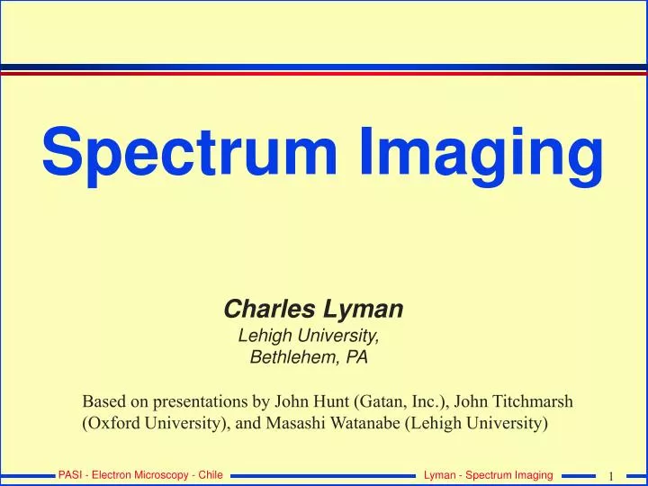 spectrum imaging