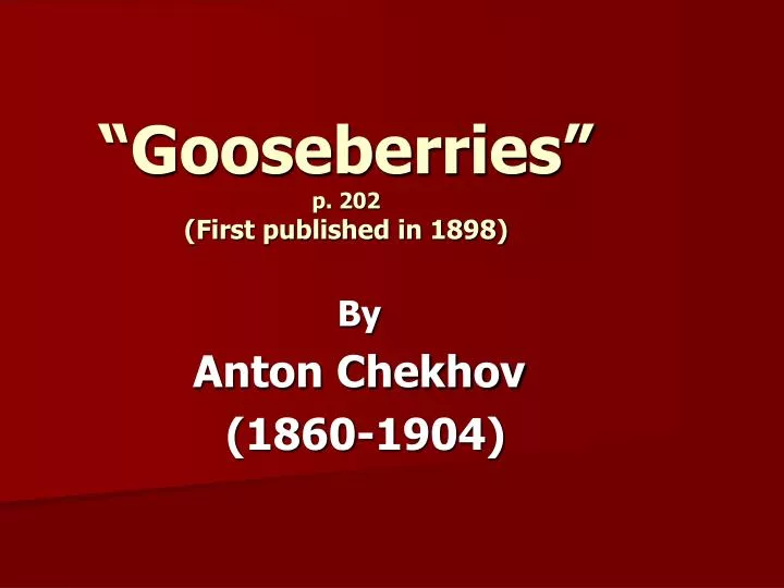 gooseberries p 202 first published in 1898