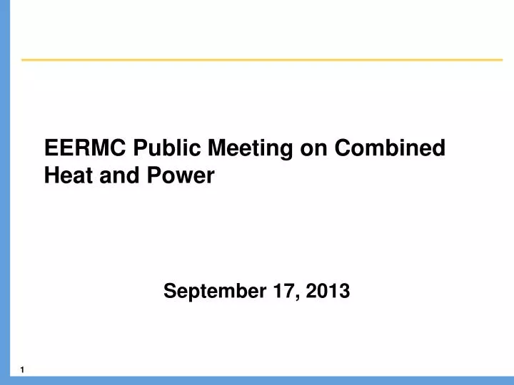 eermc public meeting on combined heat and power