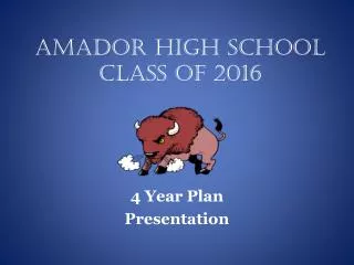 Amador High School Class of 2016