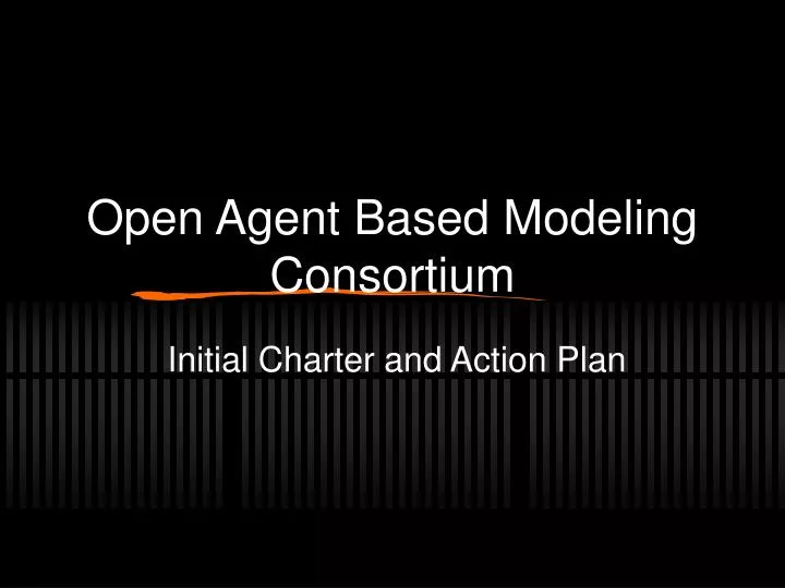 open agent based modeling consortium