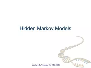 hidden markov models
