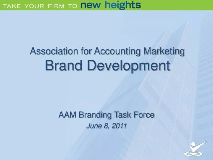 association for accounting marketing brand development