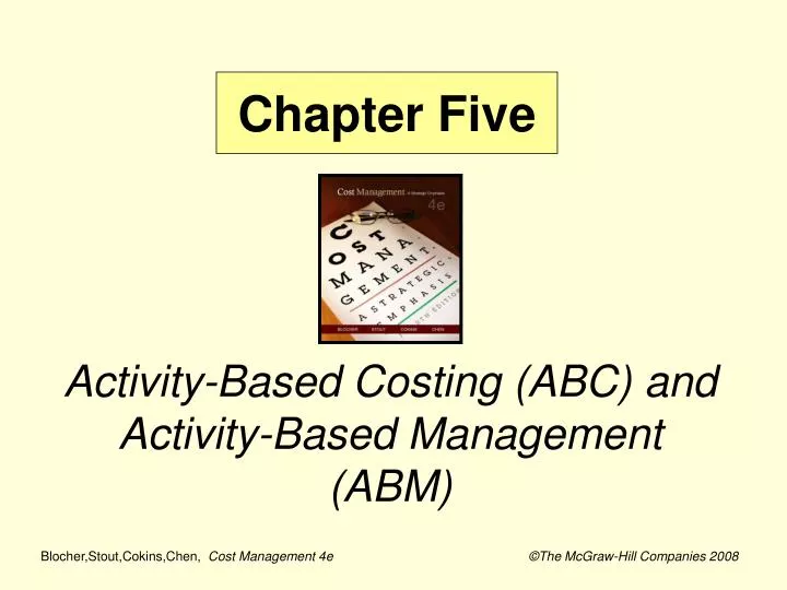 activity based costing abc and activity based management abm