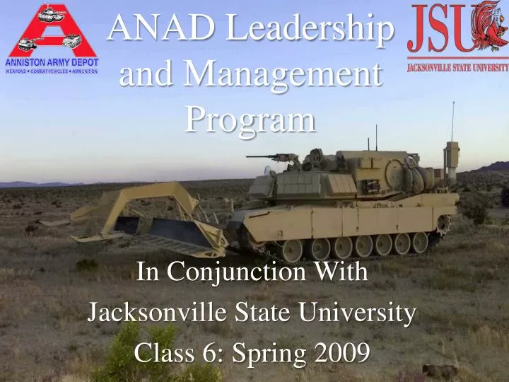 anad leadership and management program