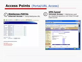 Access Points (Portal/URL Access)
