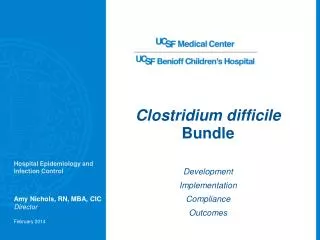 Clostridium difficile Bundle