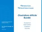 Clostridium difficile Bundle - slide 1