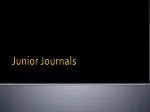 Student Journal Prompts: Reflection & Exploration - slide 1