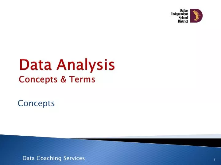 data analysis concepts terms