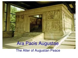 Ara Pacis Augustae