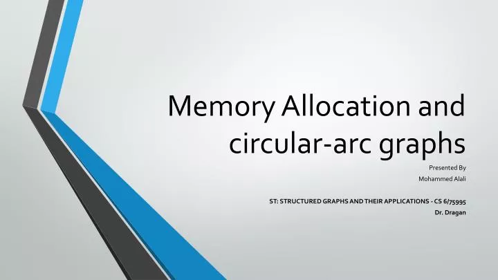 memory allocation and circular arc graphs