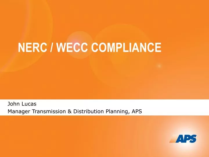 nerc wecc compliance