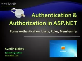 Authentication &amp; Authorization in ASP.NET