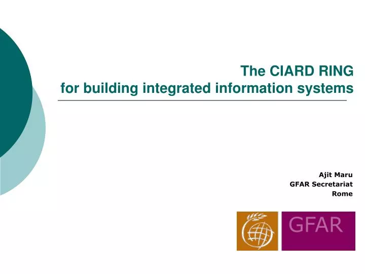 the ciard ring for building integrated information systems