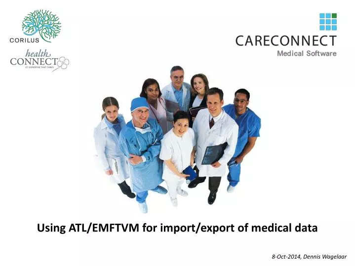 using atl emftvm for import export of medical data