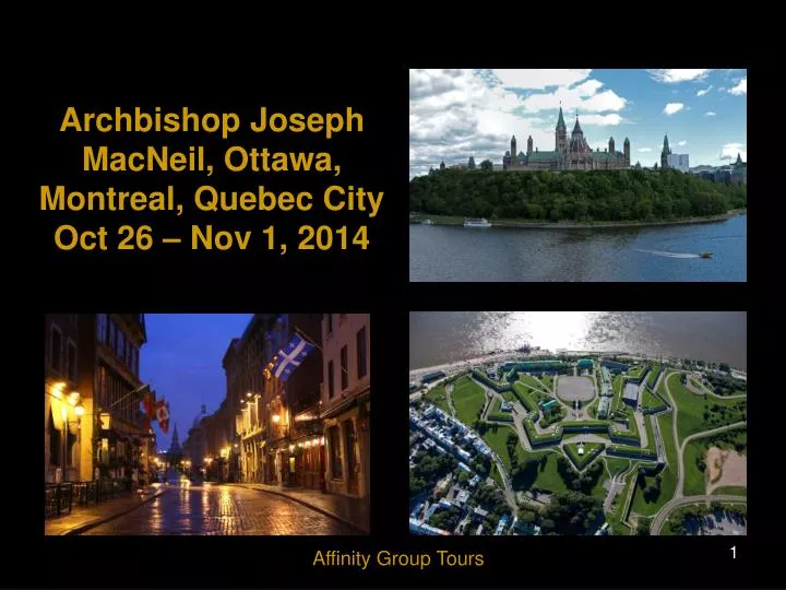 archbishop joseph macneil ottawa montreal quebec city oct 26 nov 1 2014