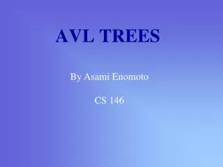 AVL TREES