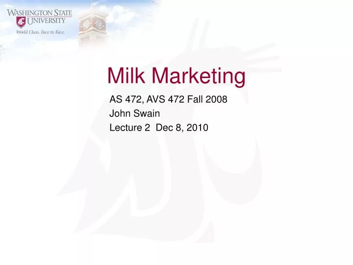 milk marketing