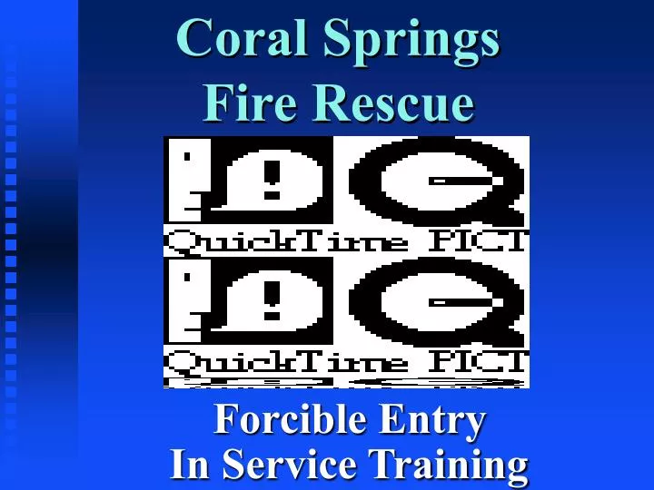 coral springs fire rescue