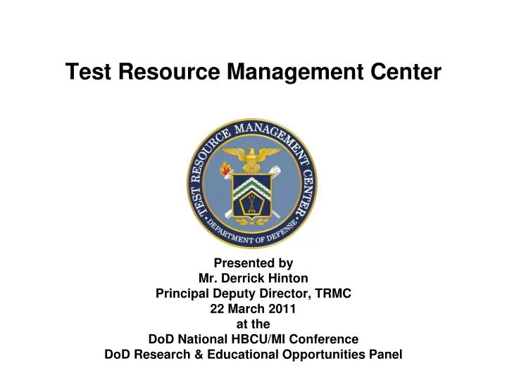 test resource management center