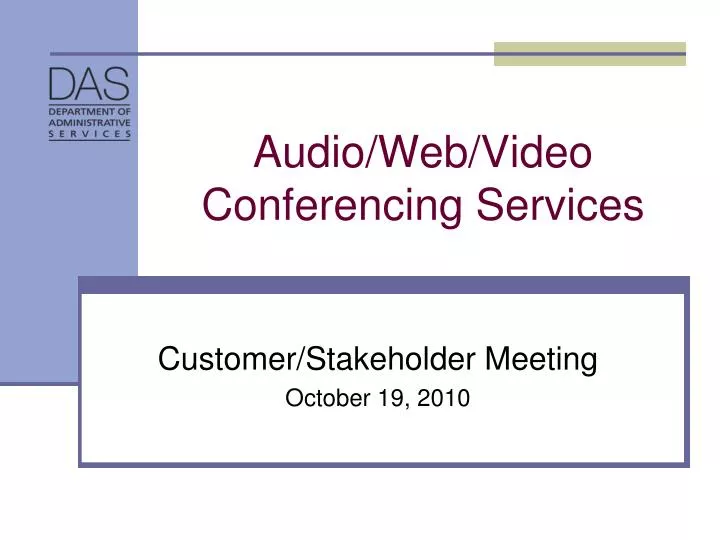 audio web video conferencing services