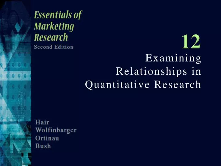 examining relationships in quantitative research