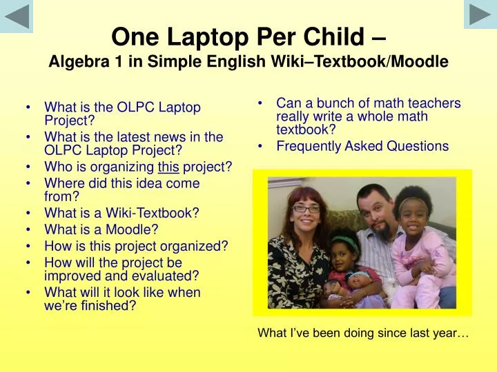 one laptop per child algebra 1 in simple english wiki textbook moodle