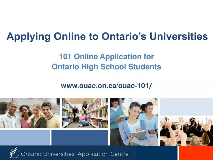 applying online to ontario s universities