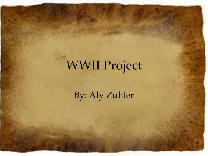 wwii project