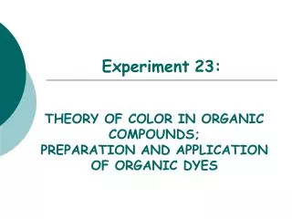 experiment 23