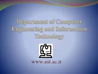 Department of Computer Engineering and Information Technology