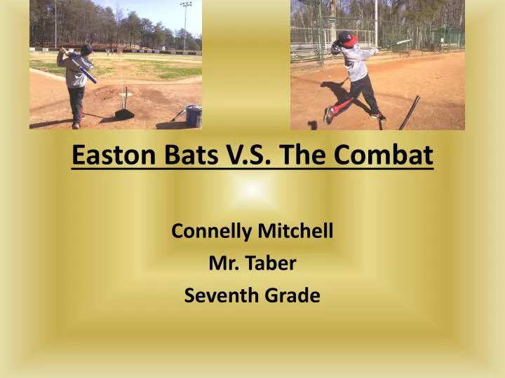 easton bats v s the combat